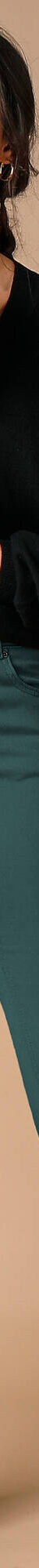 Pantalon droit stretch uni (vert sapin) Pantalon droit stretch uni (vert sapin)